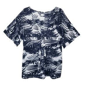 Old Navy Palm Leaf Swim Cover Up Women Size Large V Neck